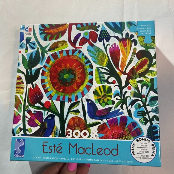 Ceaco Este Macleod "Suzani" 300-piece Oversized Jigsaw Puzzle - Picture 1 of 3